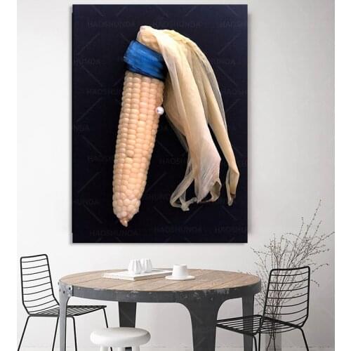 Wall art The Girl with the Pearl Earring poster corn picture Prints Modern Modular Poster Living Room Framework No frame