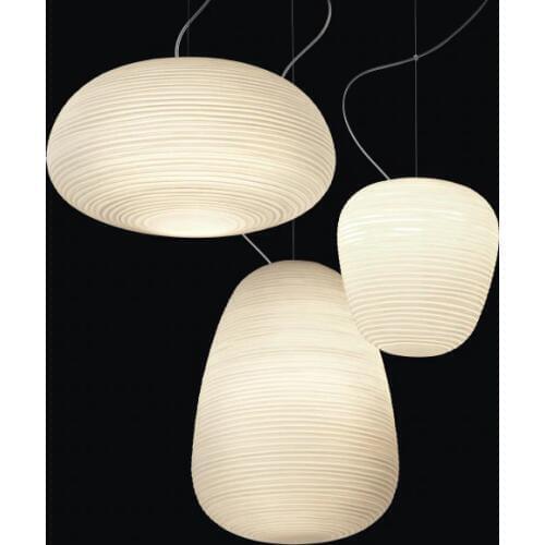 Nordic Creative Foscarini RITUALS White Glass Led E27 Pendant Light For Dining Room Living Room Bar Restaurant Ac 80-265v 1139