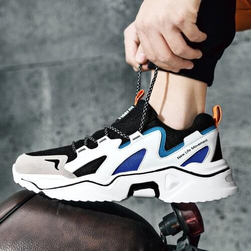 2021 Fashion New Mens Brand Sports Shoes Breathable Comfortable Trend Outdoor Running Shoes Non-slip Casual Shoes For Men