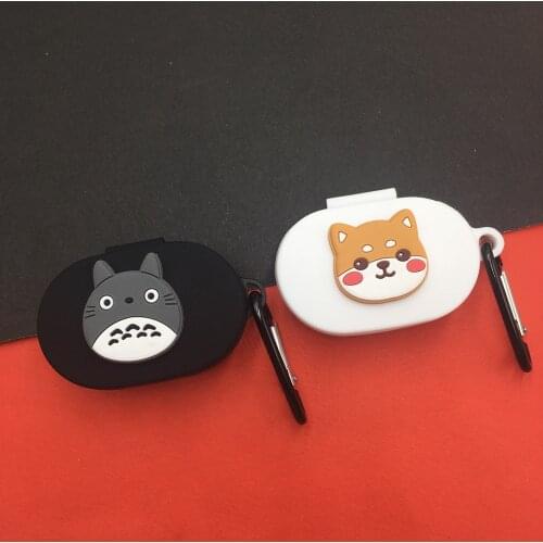 New Earphone Cover For Redmi Airdots Case With Hook Cute Protection Frame With Keychain For Mi Airdots Earphone Cases