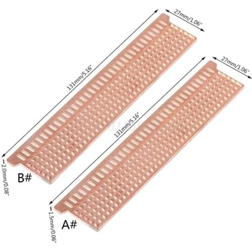 PC RAM Cooler Copper Computer Desktop Memory Heat Sink for DDR2 131x27x1.5/2mm