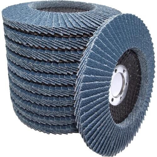 20 Pieces Flap Discs, Grinding Discs, Abrasive Mop Discs, 125 Mm Grain 40 Grinding Discs