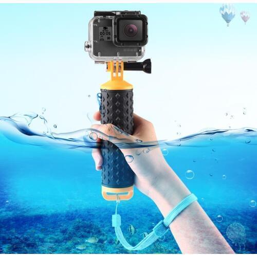 PULUZ Floating Handle Hand Grip Buoyancy Rods with Strap for GoPro, DJI Osmo Action, Xiaoyi and Other Action Cameras