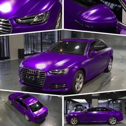 152CM*10M Purple Car Vinyl Film DIY Car Stickers Decals Wrap Sheet Bubble Free Car Wrapping Film