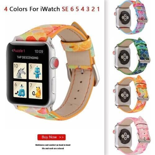 Glitter Leather Strap For Apple Watch Band 3 38mm 42mm Womens Belt Bracelet For iWatch Bands serie SE 6 5 4 40mm 44mm Watchband