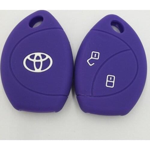 Silicone Car Folding Key Cover Case Fob For Toyota Auris Reiz Corolla RAV4 Avensis Yaris Aygo Verso Scion TC IM Keyc