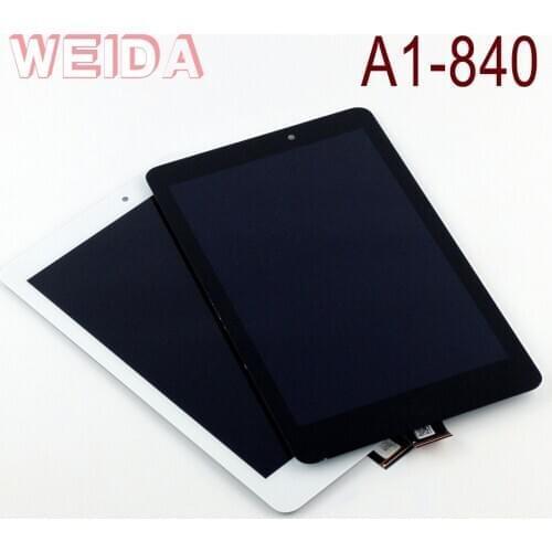 WEIDA 8" LCD Display For Acer Iconia A1 A1-840 LCD Display Touch Screen Assembly Replacement A1 840 A1-840HD