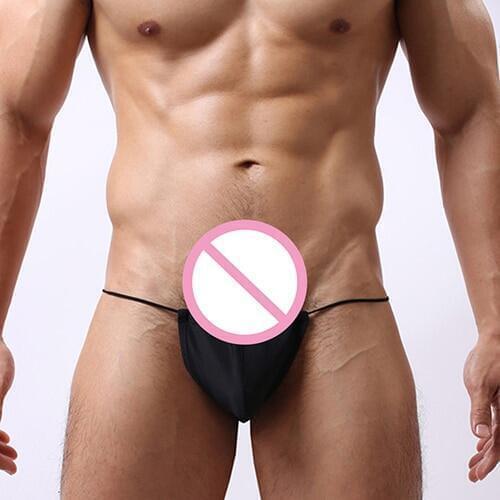 Mens Sexy Low Waist Bulge Pouch G-String Backless Thongs Jockstrap Underwear