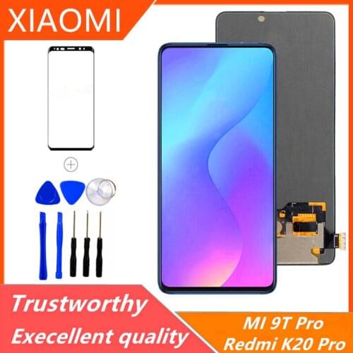 Original For XiaoMi Mi 9T Pro LCD with frame for Redmi K20 Pro Display Touch Screen Digitizer Assembly Service pack