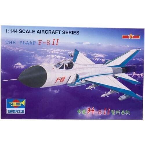 1:144 China The PLAAF F-8 II Fighter Military Assembly Aircraft Model