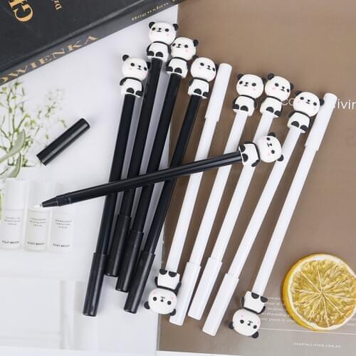 5Pcs/Set Chinese Panda Cartoon Gel Pen Cute Magic Pens Kawaii Students Gel Pens