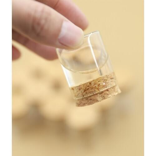 30pcs/lot 30*35mm 12ml Small Glass Jars Test Tube Corks Glass Bottle Stopper Spice Mini Vial Bottles Container Jars