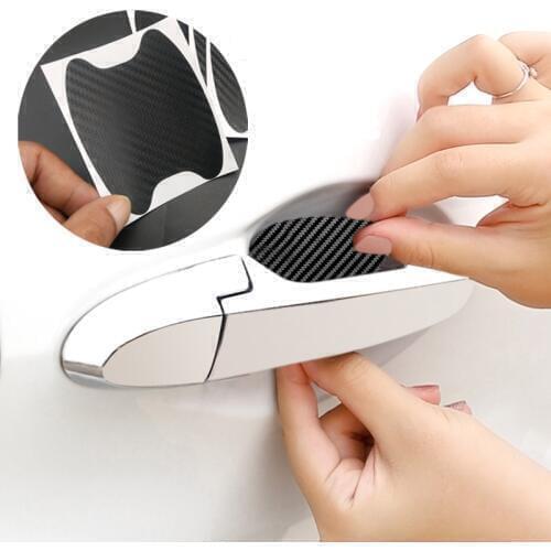 4 car door handle protective film 3D car sticker for Dodge Journey JUVC/Charger/DURANGO/CBLIBER/SXT/DART