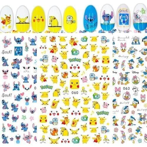 5 pcs Manicure stickers Nail Decals