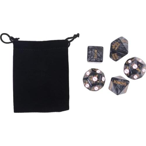 5pcs/set Funny Love Dice Game Toys Erotic Sexy Posture Adult Couple Bachelor Gift Love