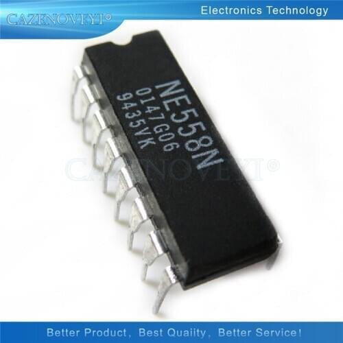 5pcs/lot NE558N NE558 DIP-16 In Stock