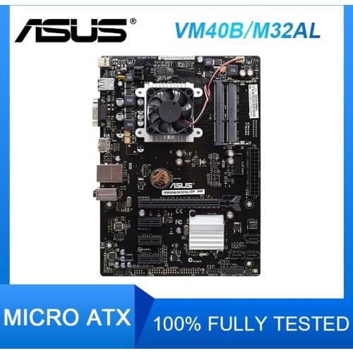 ASUS VM40B/M32AL/DP-MB DDR3 PC Motherboard Micro ATX VGA HDMI Desktop Motherboard Kit
