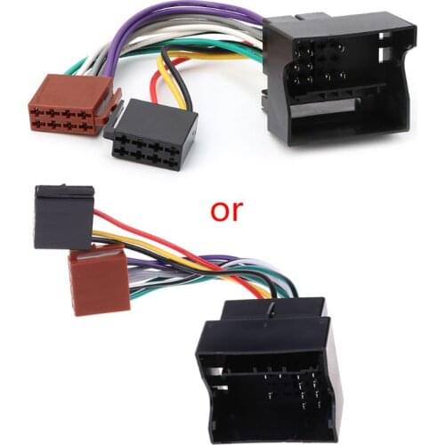 Car Stereo Radio ISO Lead Cable Wiring Connector Adapter For Peugeot 207 307 407