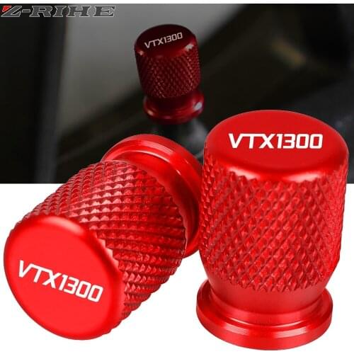 For Honda VTX 1300C VTX1300 VTX1300C 2008 2009 2010 Motorcycle Accessories Wheel Tire Valve Caps CNC Aluminum Airtight Covers
