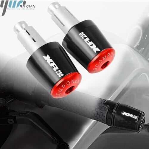 FOR HONDA XR250 XR 250 MOTARD 1995-2015 Motorcycle Accessories 7/8" 22MM CNC Aluminum Handlebar Grips Handle Bar Cap End Plugs