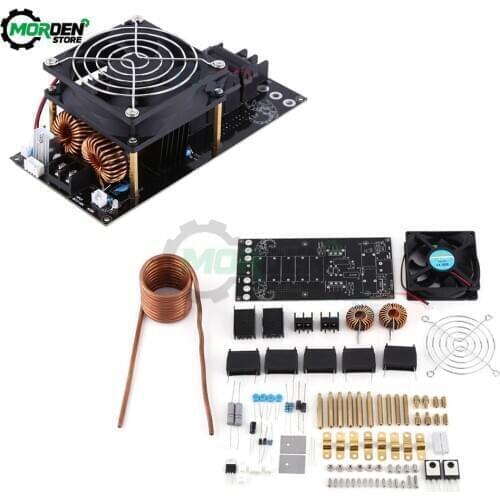 1000W 20A ZVS Tesla Coil Induction Heating Board Module DIY Kit PCB Board Flyback Driver Heater with Cooling Fan