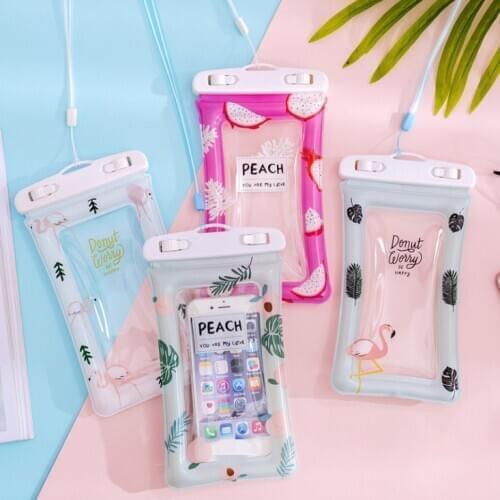 Creative Waterproof Bag Underwater Pouch Phone Case for Universal All Models 3.5 -6 Inch Travel Mobile Accessories