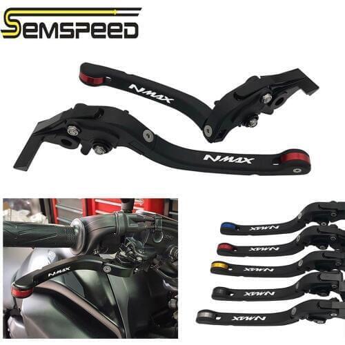 N-MAX logo Foldable Levers For YAMAHA NMAX 150 125 155 2015-2018 2019 2020 Folding Brake Clutch Levers N-MAX155 150 Accessories