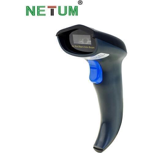 NETUM W3 2.4G Wired CCD BarCode Scanner Red Light One-dimensional Scan Screen BarCode Stained Code