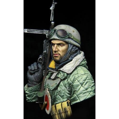New Unassembled 1/10 Fallschirmjager 1943 bust Resin Kit DIY Toys Unpainted resin model