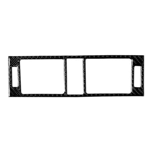 Fit For Mercedes-Benz C-Class W204 2007-2010 Real Carbon Fiber Central Control Panel Air Outlet Decoration Sticker
