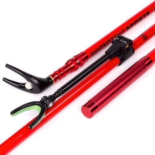 Fish Rod Stand Bracket Angle Adjustable Rock Fishing Pesca Holder 1.5m 2.1m 2.4m Telescopic Fishing Tool Peche Hand Pole Holder