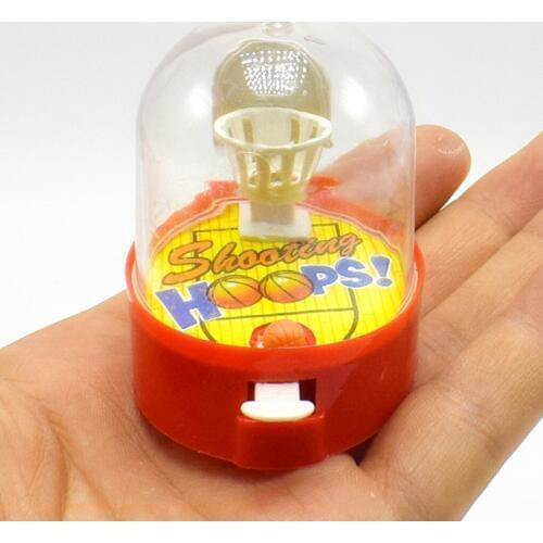 Mini Handheld Basketball Hoops Shooting Toy Children Portable Interactive Plastic Ball Toy