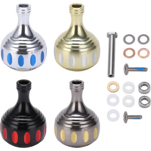 Fishing Reel Handle Knob Aluminum Alloy Spinning Wheel Knob Fishing Accessories