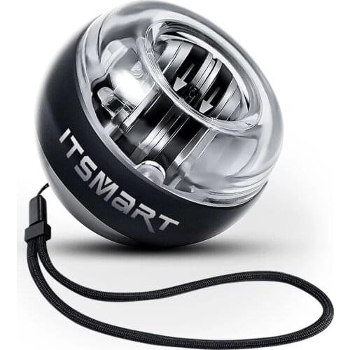 ITSMART LED Self-starting Wrist Ball Gyro Powerball Gyroscope With Counter Arm Hand Muscle Force Trainer Fitness Equipment