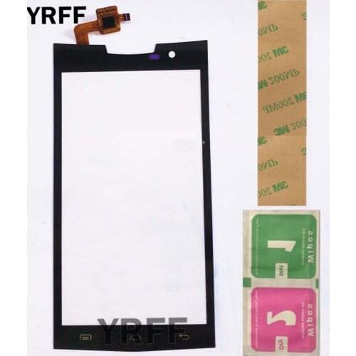 Touch Screen Panel For Doogee T3 Touch Screen Digitizer Panel Front Glass Len Sensor Adhesive Wipes 4.7'' Mobile 3M Glue Wipes