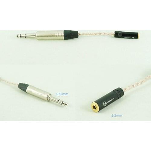 YONGSHENG Palic Pailiccs 6.35 Male to 3.5 Female Stereo Cable For Audiophile