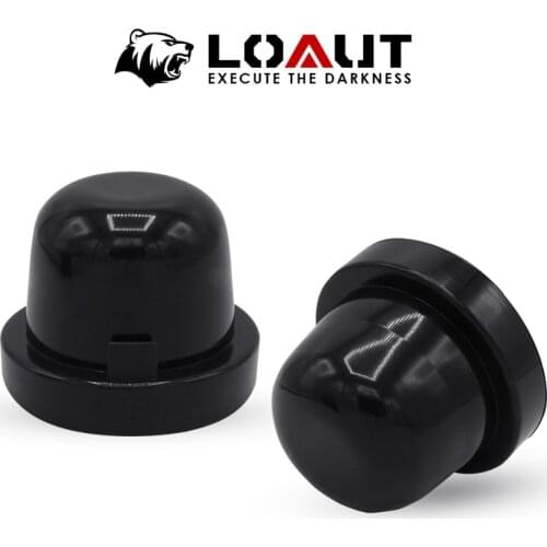 T65 65mm X 55mm 2PCS HID LED Headlight Headlamp Dust Cover Cap Rubber Waterproof Dustproof Sealing