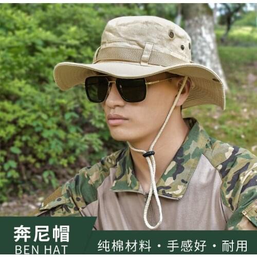 Four seasons general military version outdoor benny hat sun-visor hat wide brimmed hat fisherman cap multi-purpose