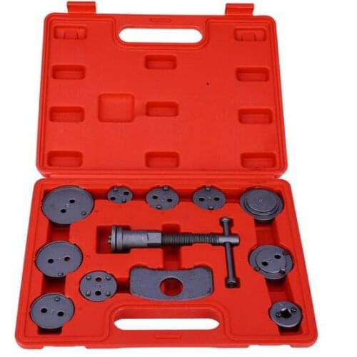 12pcs/Set Universal Car Disc Brake Caliper Wind Back Brake Piston Compressor Tool Kit For Most Automobiles Garage Repair Tools