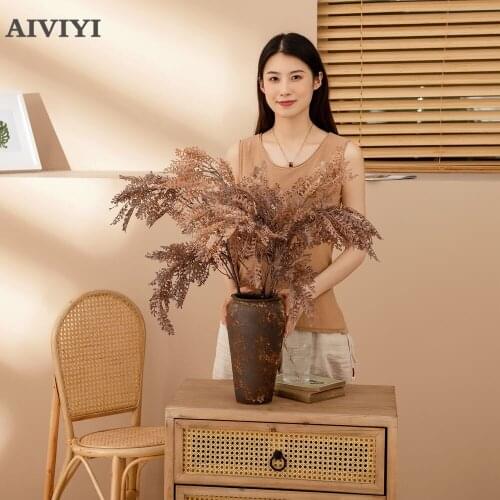 Withered 2 Forks Foggy Home Decor Artificial Plants Wedding Christmas Garden Wall Hanging Bedroom Decoration Little Tree
