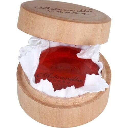Astonvilla Upscale Red Rosin Resin Colophony Rounded with Box for Violin Viola Cello Bowed String
