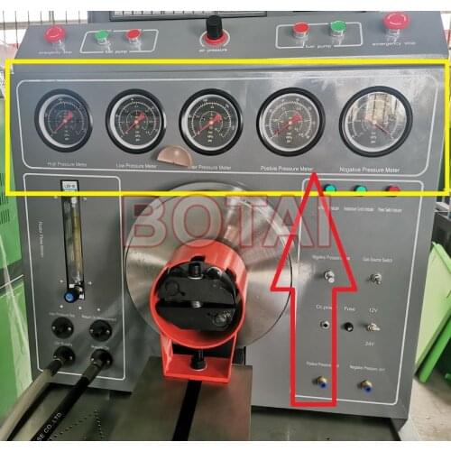-0.1Mpa/0.25Mpa/0.6Mpa/1.6Mpa/6Mpa PRESSURE GAGUE FOR 12PSB 12PSDW EPS619 DIESEL FUEL INJECTION PUMP TEST BENCH