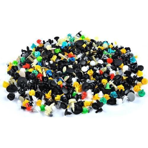 200Pcs Universal Mix automotive Fastener Clips Retainer fastening Push Clip Rivet Door Panel Fender Liner for all car
