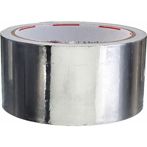 5cm*17m Useful Aluminium Foil Adhesive Sealing Tape Thermal Resist Duct Repairs High Temperature Resistant Foil Adhesive Tape