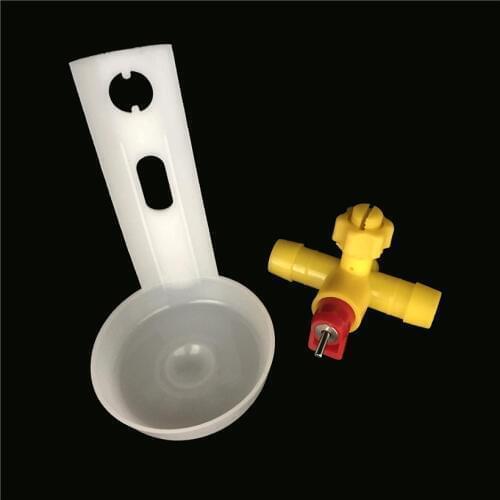 50 sets Layers drinking Broiler automatic water Chicken Ball drinking Tee pipe 13.5mm Chicken equipment wholesale Free shipping