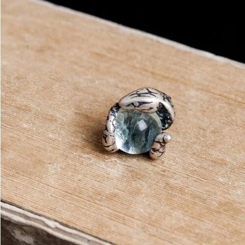 925 Sterling Silver Snake Post Stud SINGLE Earring Biker Men Women A1193