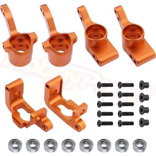 Aluminum Front Knuckle Base C Hub Rear Hub Carrier Set (L/R)(Al.) Upgrade Parts For RC HPI WR8 Flux Bullet ST MT 3.0 Ken Block