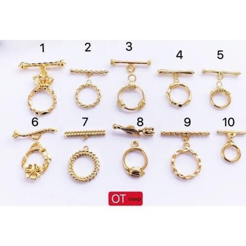 Free shipping,5 pcs/ lot High quality DIY nice heart toggle clasp,necklace,bracelet,pearl clasp,18k gold plating