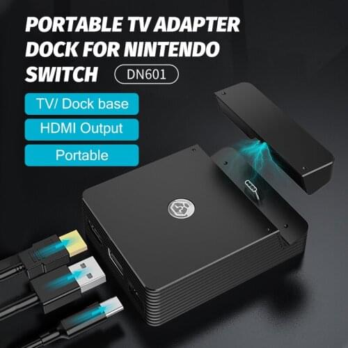 Portable Charging Dock Station Type C TV Video Converter Adapter Fast Charging Base for Nintendo Switch NS