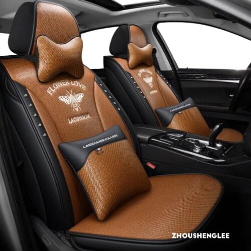 Flax car seat covers for bmw e90 e46 e36 520 525 320 x3 f25 x5 e70 f10 f20 f15 f11 x1 x6 x4 e36 x2 all model seat cover